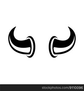 horns icon logo vector design template