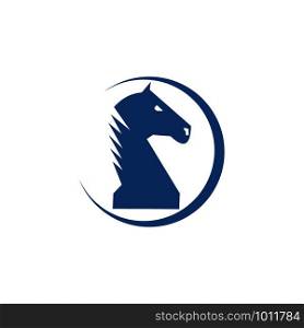 Horse abstract vector logo template