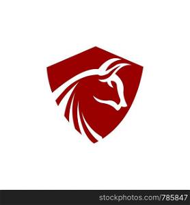 horse and sheild logo template