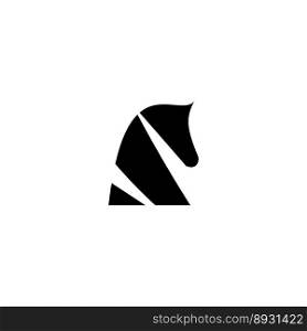 horse chess knight vector logo icon design
