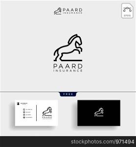 horse financial, insurance creative logo template vector illustration, icon elements isolated. horse financial, insurance creative logo template vector illustration