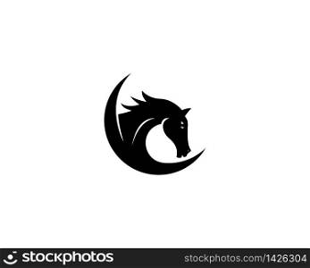 Horse head icon vector illustration
