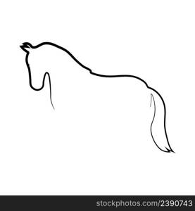 horse icon vector illustration design