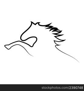 horse icon vector illustration design