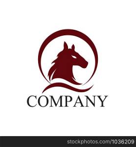Horse Logo Template Vector
