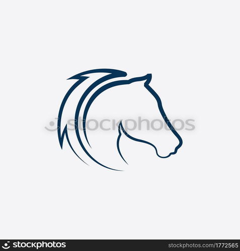 Horse Logo Template Vector illustration design