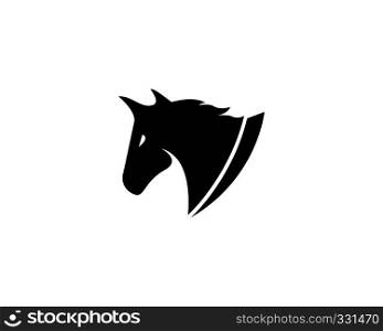 Horse Logo Template Vector illustration design