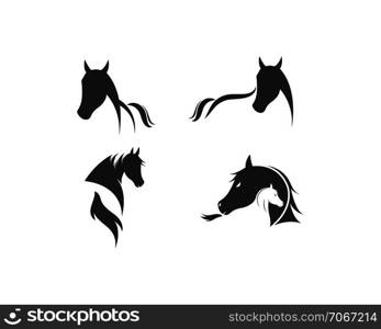 Horse Logo Template Vector illustration design