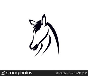 Horse Logo Template Vector illustration design. Horse Logo Template