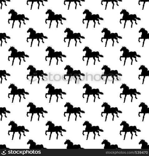 Horse pattern seamless black for any design. Horse pattern seamless