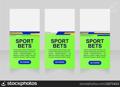 Horse racing betting promo web banner design template. Vector flyer with text space. Advertising placard with customized copyspace. Printable poster for advertising. Arial font used. Horse racing betting promo web banner design template