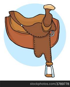 Horse Saddle Illustration