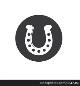 horse shoe icon vector element design template web