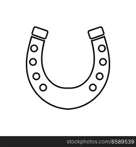Horseshoe icon .