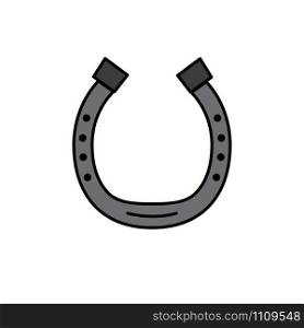 Horseshoe icon template