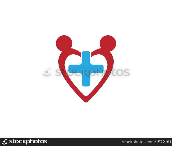 Hospital icon and symbol logo design template