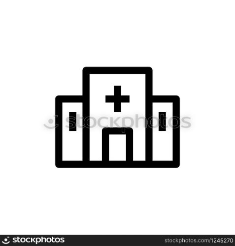 Hospital icon design vector template