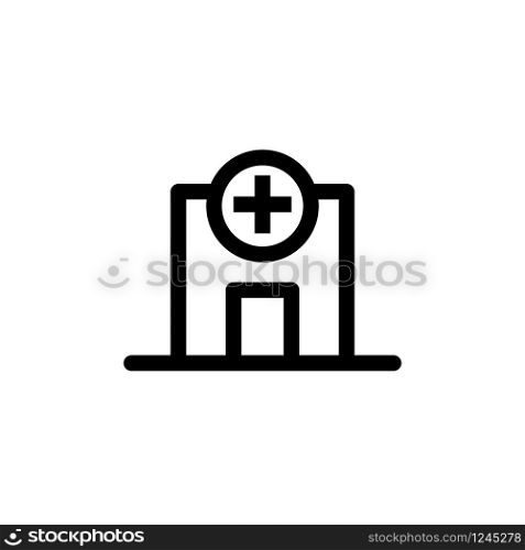 Hospital icon design vector template