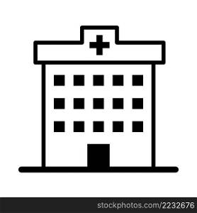 Hospital icon vector sign and symbol