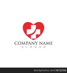 Hospital logo and symbol vector image