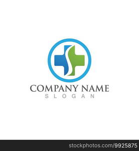 Hospital logo and symbol vector image