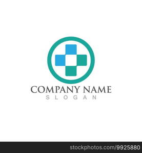 Hospital logo and symbol vector image