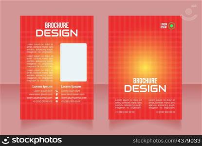 Hospital transformation blank brochure design. Template set with copy space for text. Premade corporate reports collection. Editable 2 paper pages. Bebas Neue, Audiowide, Roboto Light fonts used. Hospital transformation blank brochure design