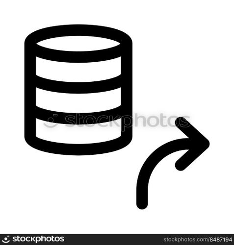 Hosted server network with database forwarding technology