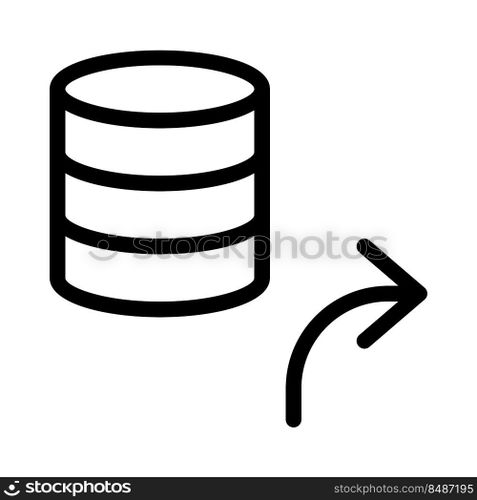 Hosted server network with database forwarding technology