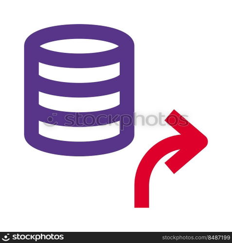 Hosted server network with database forwarding technology