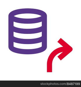 Hosted server network with database forwarding technology