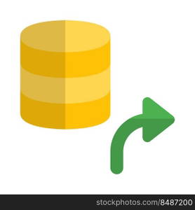 Hosted server network with database forwarding technology