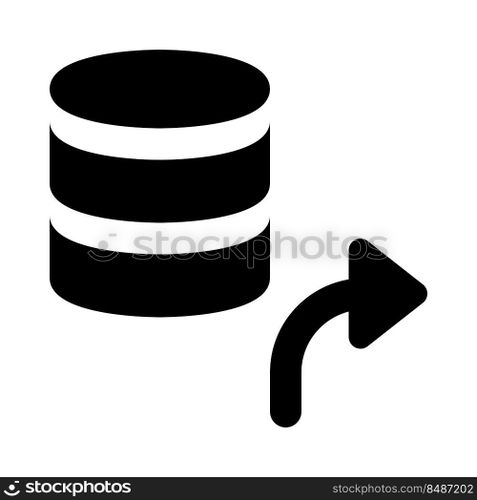 Hosted server network with database forwarding technology