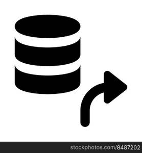 Hosted server network with database forwarding technology