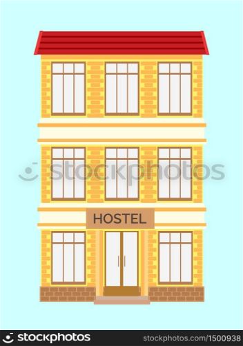 Hostel icon, hote,l apprtment symbol vector. It can be used for landing page, template, ui, web, mobile app, poster, banner, flyer. Hostel icon, hote,l apprtment symbol vector. It can be used for landing page