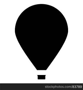 Hot air balloon icon .