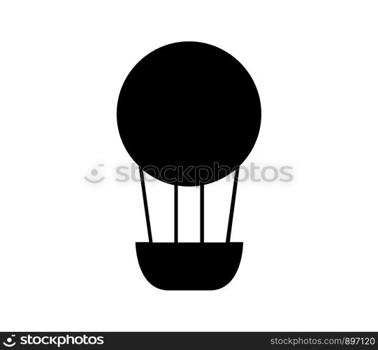 Hot air balloon icon