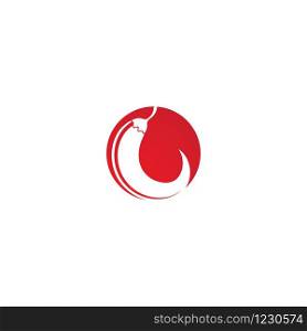 Hot Chili illustration logo vector template