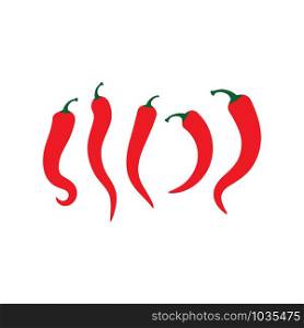 Hot Chili vector icon illustration design
