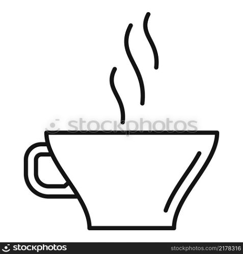 Hot coffee cup icon outline vector. Water drink. Traditional food. Hot coffee cup icon outline vector. Water drink