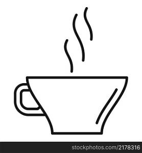 Hot coffee cup icon outline vector. Water drink. Traditional food. Hot coffee cup icon outline vector. Water drink