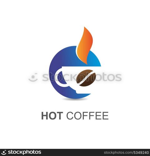 Hot coffee symbol