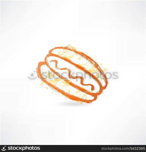 Hot dog icon.