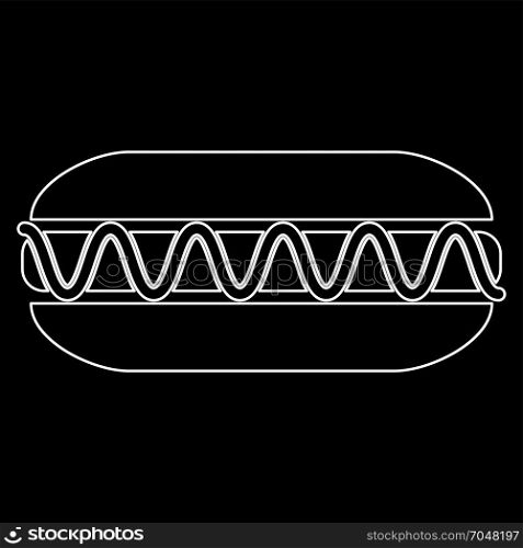 Hot dog icon .