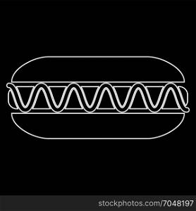 Hot dog icon .