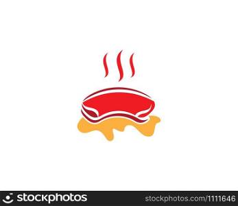 Hot Dog logo or snack vector template