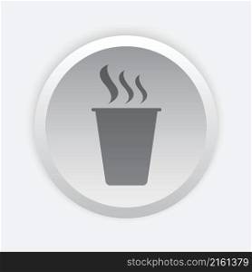 hot drink white icon