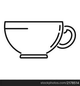 Hot espresso cup icon outline vector. Restaurant coffee. Cafe drink. Hot espresso cup icon outline vector. Restaurant coffee
