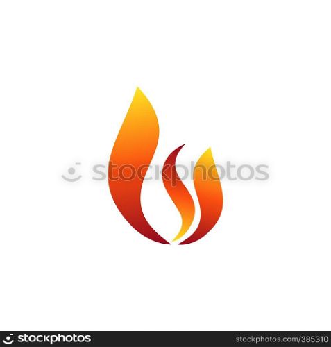 hot fire flame logo symbol icon design vector illustration
