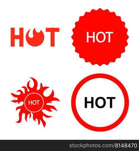 hot icon vector illustration design